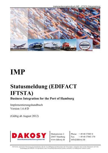 IMP Statusmeldung - DAKOSY Datenkommunikationssystem AG