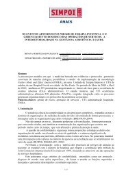 os eventos adversos em unidade de terapia intensiva eo ... - Simpoi