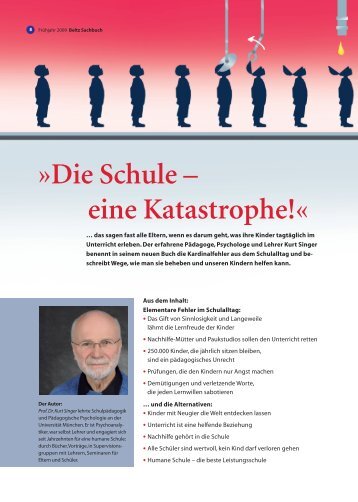 Die Schule – eine Katastrophe!« - Prof. Dr. Kurt Singer