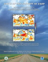 STATE OF THE CLIMATE IN 2009