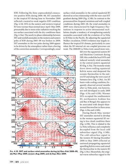 STATE OF THE CLIMATE IN 2009