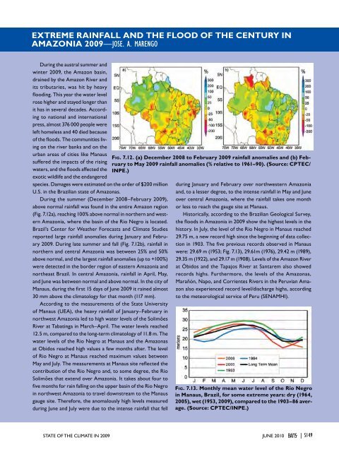 STATE OF THE CLIMATE IN 2009