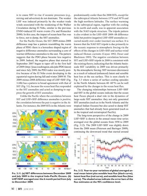 STATE OF THE CLIMATE IN 2009