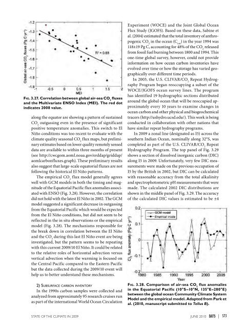 STATE OF THE CLIMATE IN 2009