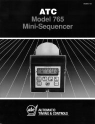 Tenor 765 Sequencer - Instrumentation Central