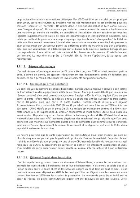 Rapport d'activitÃ© - WWW Ircam