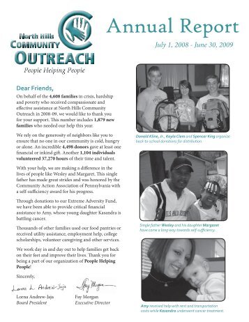 Annual Report - North Hills Community Outreach