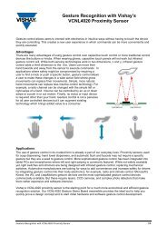 Gesture Recognition with Vishay's VCNL4020 ... - Arrow Electronics