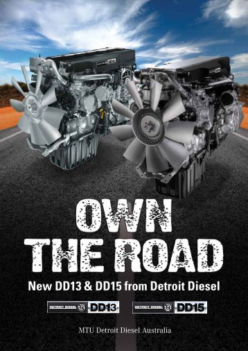 New DD13 & DD15 from Detroit Diesel - MTU Detroit Diesel Australia