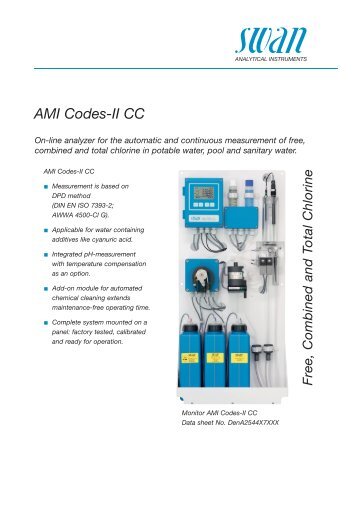 Download Product Flyer for SWAN AMI Codes II CC - Midwest Water ...