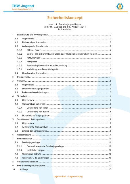 2.1 Sicherheitskonzept