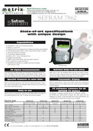 Sefram - Metrix Electronics Ltd
