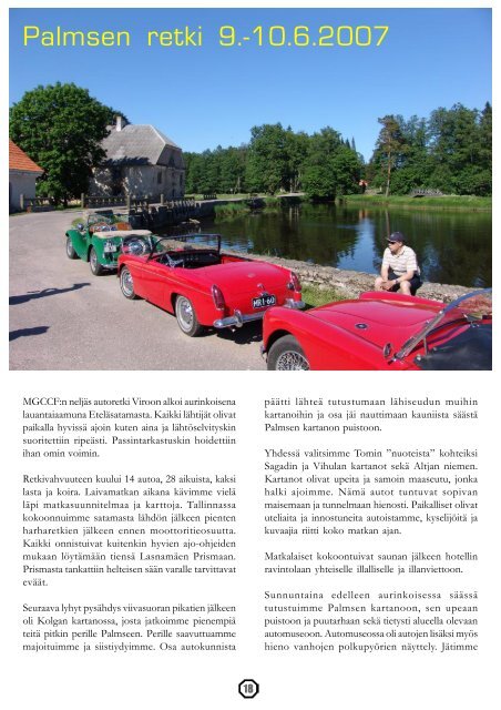 Brittisportti - MG Car Club Finland Ry