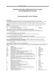 Lehrveranstaltungen SS 2005 - Deutsche Gesellschaft für Asienkunde
