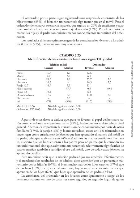 JÃ³venes, relaciones familiares y tecnologÃ­as de la ... - Xuventude.net