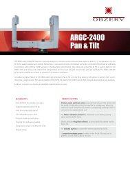 ARGC-2400 Pan & Tilt - OBZERV