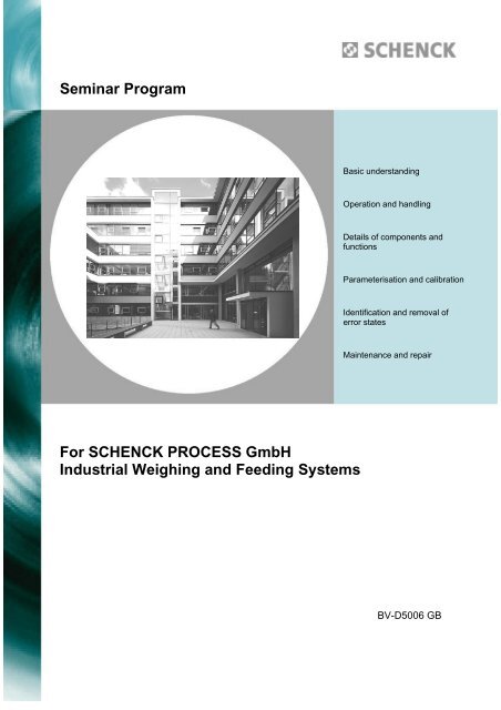 Seminar Program For Industrial Weighing And Feeding Systems