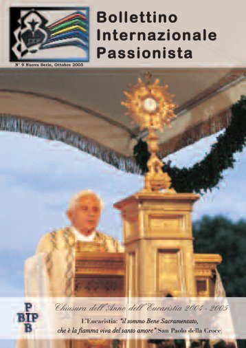 Bollettino Internazionale Passionista - Passio Christi