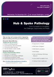 Hub & Spoke Pathology
