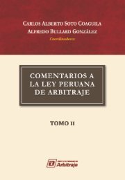 Comentarios a la Ley Peruana de Arbitraje Tomo II - Instituto ...