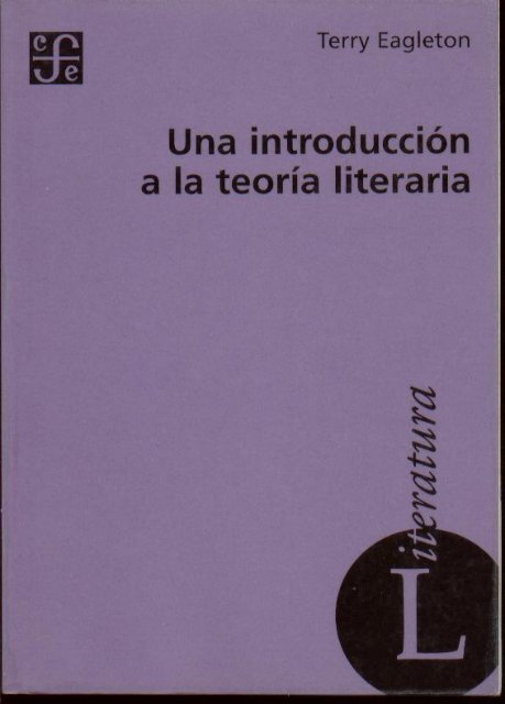 Eagleton, Terry ? Una introducciÃ³n a la teorÃ­a literaria