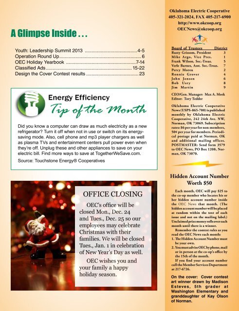 December - Oklahoma Electric Cooperative
