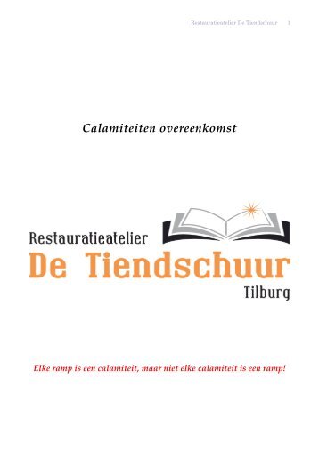 Calamiteiten overeenkomst NL