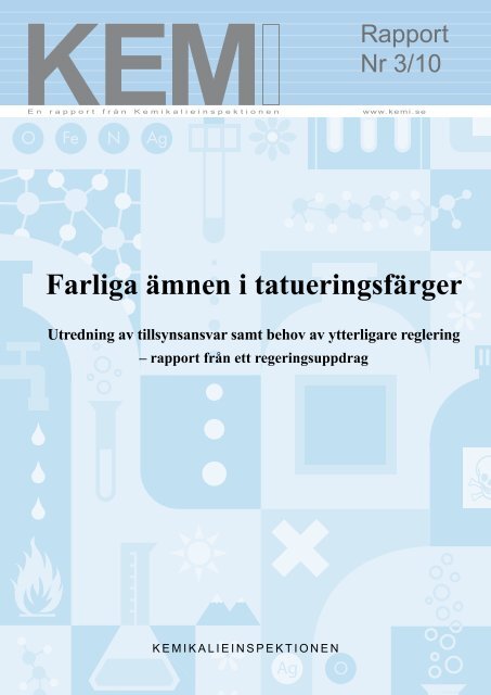 Farliga Ã¤mnen i tatueringsfÃ¤rger - Kemikalieinspektionen