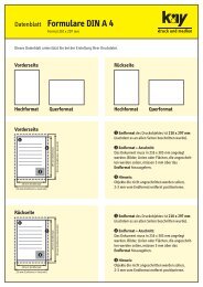 Datenblatt Formulare DIN A 4