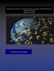 conference proceedings - International Association of Deposit Insurers