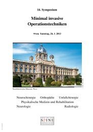 Minimal invasive Operationstechniken - Österreichische ...