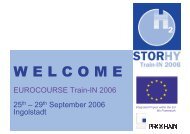 Welcome Notes - StorHy Hydrogen Storage