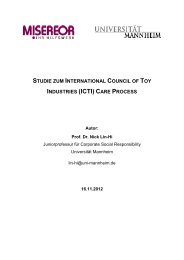 (icti) care process - BWL - UniversitÃ¤t Mannheim