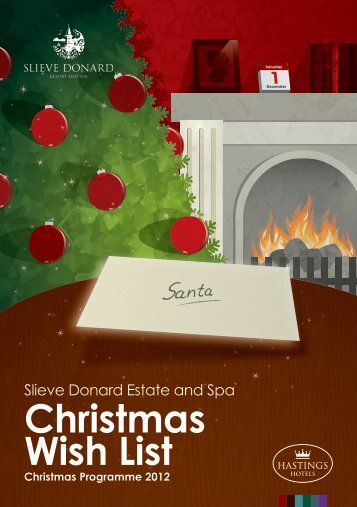 Slieve Donard Estate And Spa Christmas Wish List - Hastings Hotels