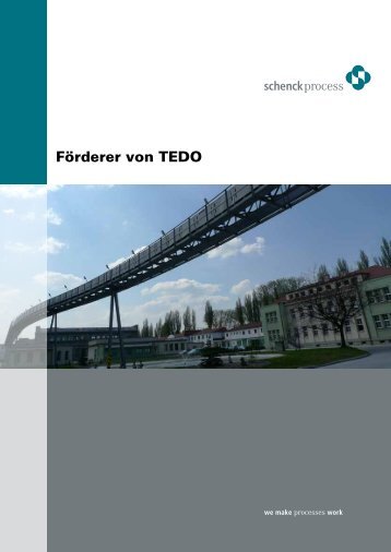 Förderer von TEDO - Schenck Process GmbH