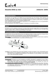 Diesellok ER20 der NOB Artikel-Nr. 32050 - Kuehn