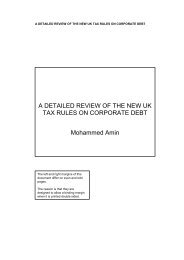 a detailed review of the new uk tax - Mohammed Amin's website