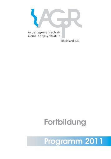 Fortbildung Programm 2011 - AGpR