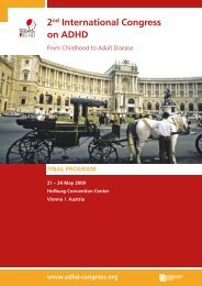 Germany 3rd International Congress on ADHD - World Federation of ...