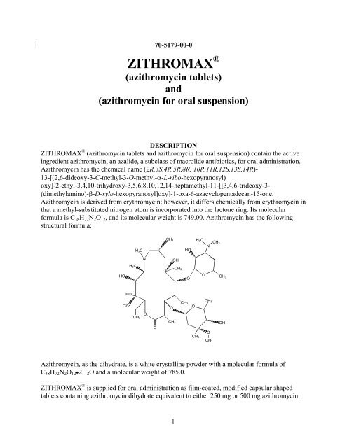 Zithromax 500 mg dilution