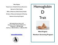 Hemoglobin D trait - DHHR