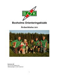 ÃrsberÃ¤ttelse 2011 - Boxholms OK