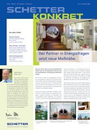 Nr. 21 - Dezember 2008 [PDF] - Schetter GmbH