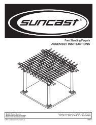 Free Standing Pergola ASSEMBLY INSTRUCTIONS - Easy2.com