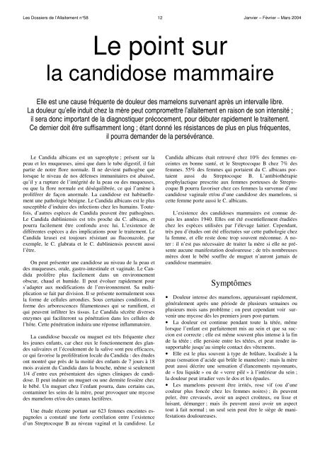 Taƒa C Laƒa C Charger Le Document Da Na A 58 Candidose Lactitude