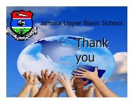 Jamisa Upper Basic School. - St Edward's C of E School