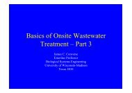 Basics of Onsite Wastewater Treatment - Part 3 - James C. Converse