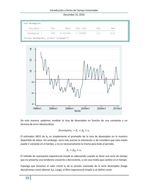 IntroducciÃ³n a Series de Tiempo Univariadas - Centro Microdatos