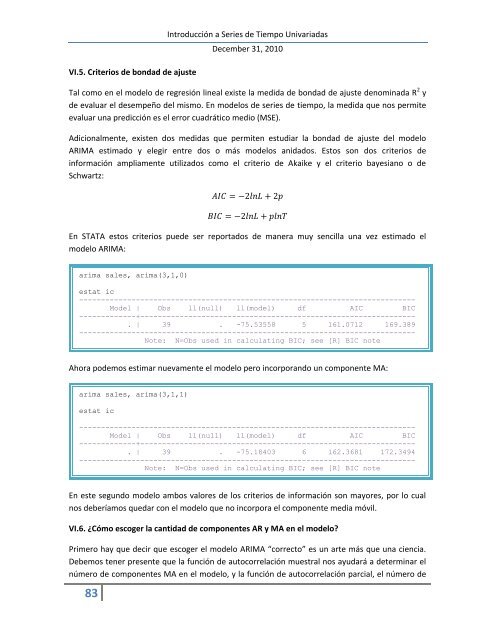 IntroducciÃ³n a Series de Tiempo Univariadas - Centro Microdatos