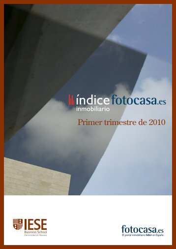 Informe del primer trimestre de 2010 - Fotocasa
